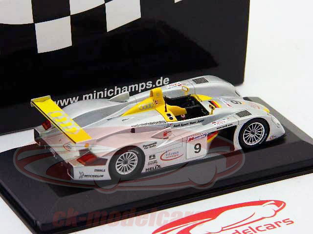 Audi R8S #9 2nd 24h LeMans 2000 Aiello, McNish, Ortelli 1:43 Minichamps
