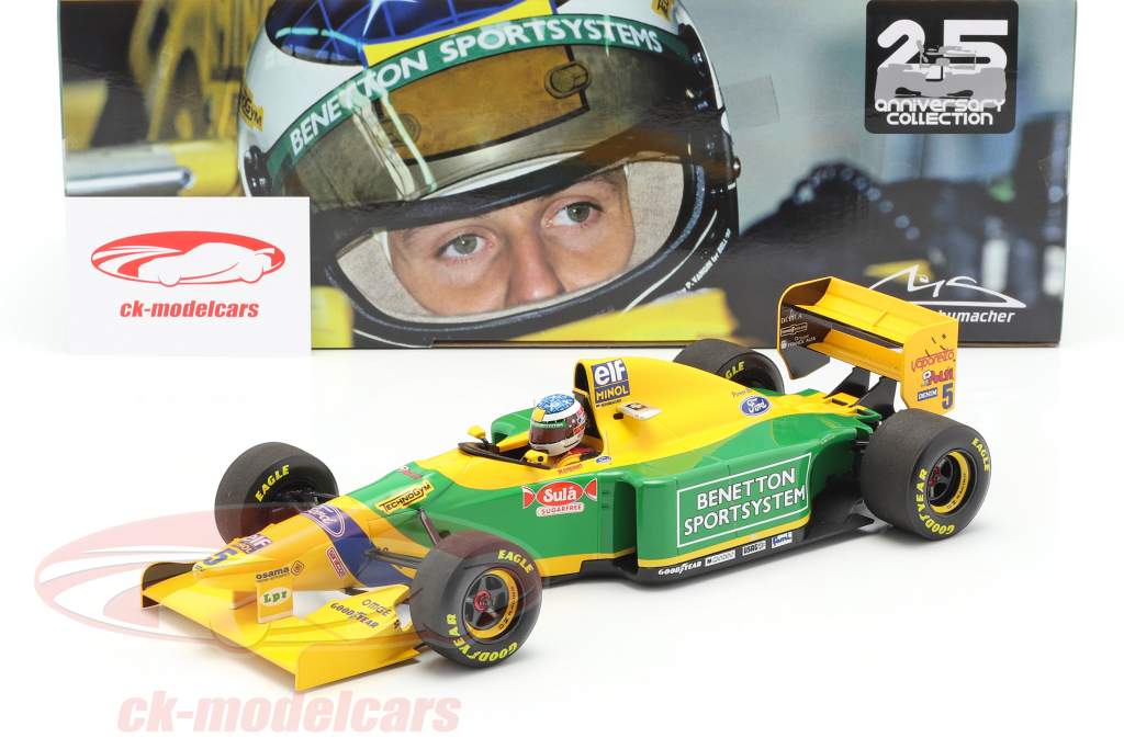 Michael Schumacher Benetton B193B #5 2nd San Marino GP F1 1993 1:18 Minichamps