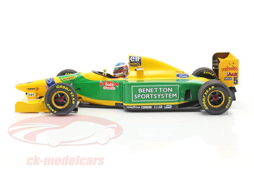 Michael Schumacher Benetton B193B #5 2nd San Marino GP F1 1993 1:18 Minichamps