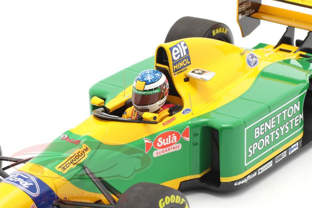 Michael Schumacher Benetton B193B #5 2nd San Marino GP F1 1993 1:18 Minichamps