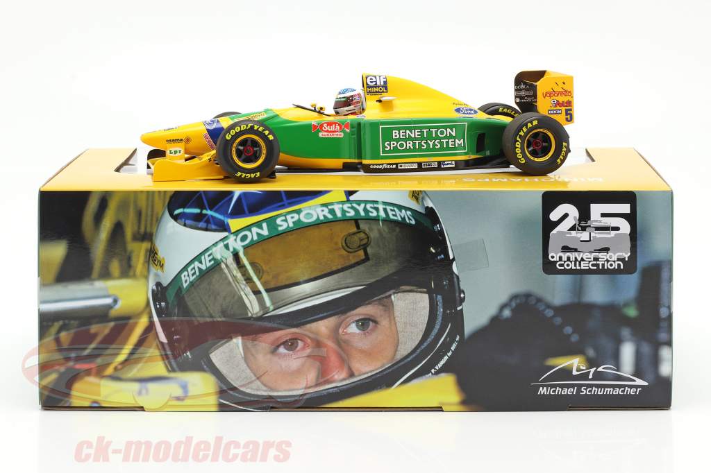 Michael Schumacher Benetton B193B #5 2nd San Marino GP F1 1993 1:18 Minichamps