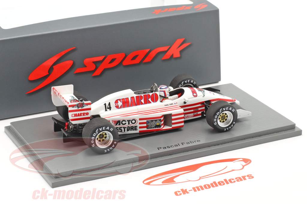 Pascal Fabre AGS JH22 #14 Britanique GP formule 1 1987 1:43 Spark