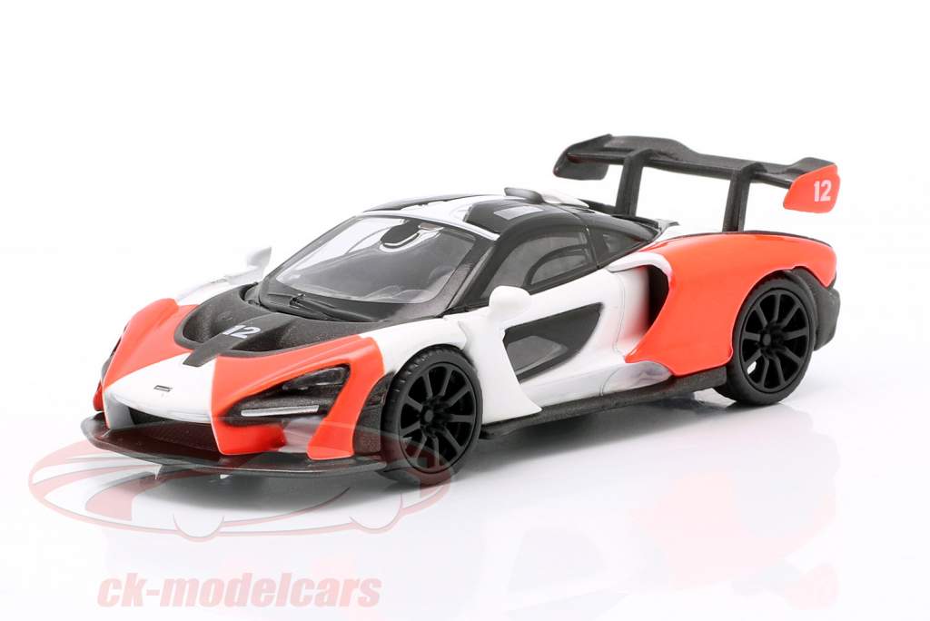 McLaren Senna LHD #12 2018 red / white / black 1:64 TrueScale