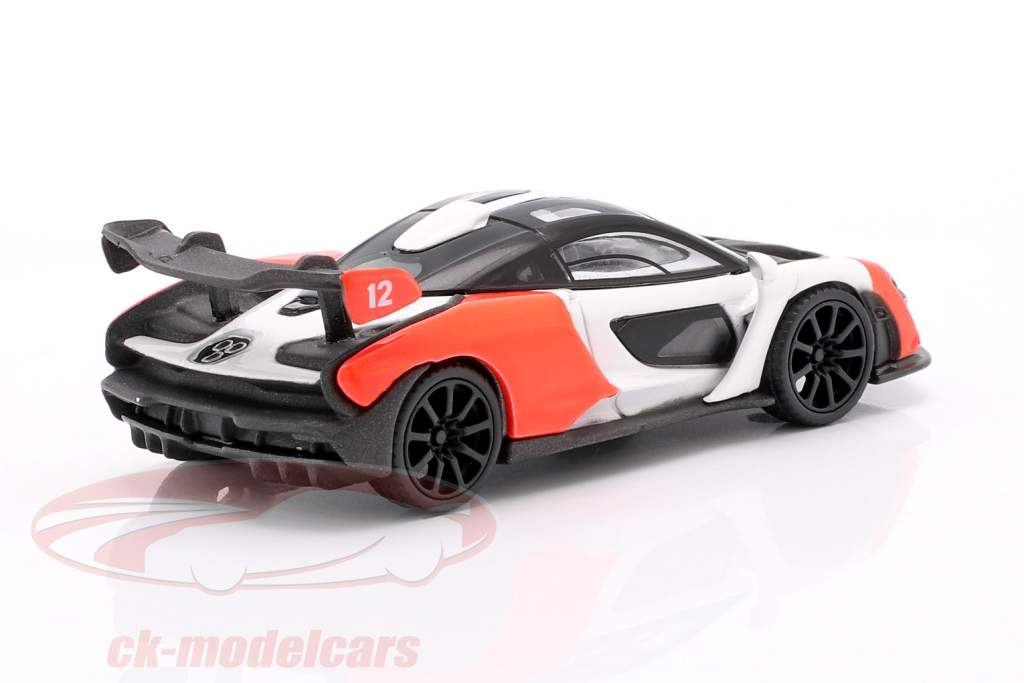 McLaren Senna LHD #12 2018 red / white / black 1:64 TrueScale