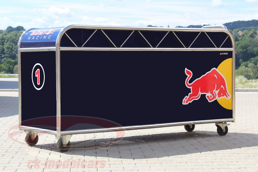 original Fórmula 1 Grid Trolley Sebastian Vettel #1 Infiniti Red Bull Racing 2014