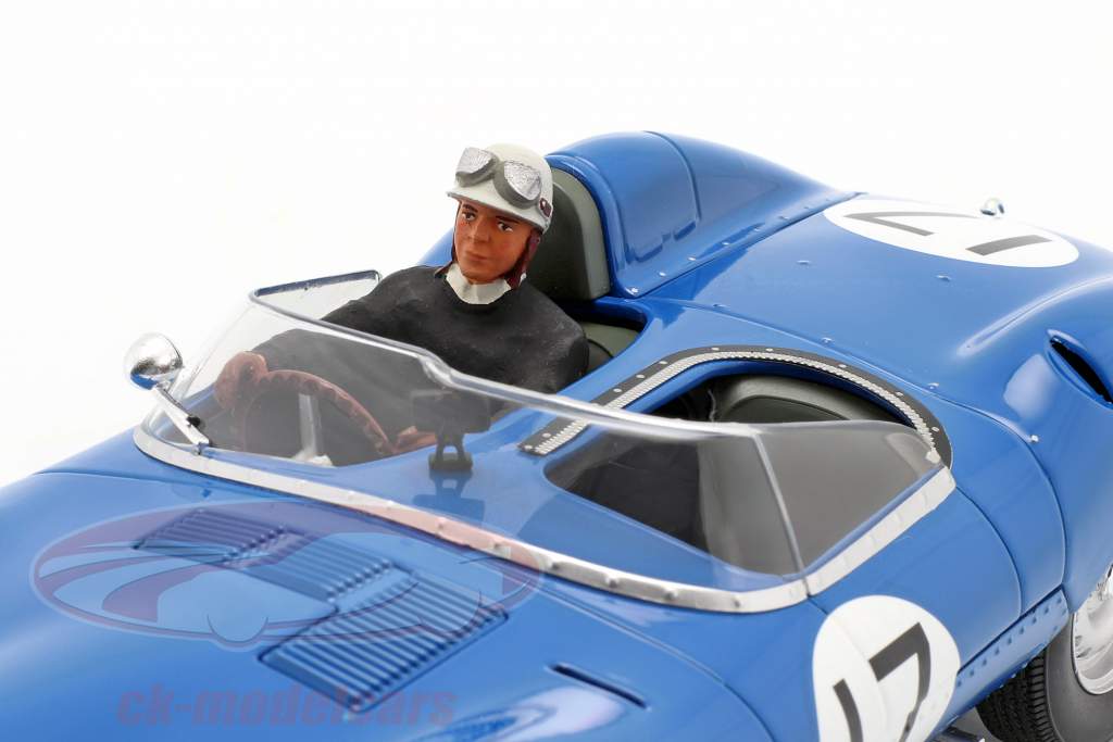Set: Jaguar D-Type #17 3e 24h LeMans 1957 Avec Figure de conducteur 1:18 CMR
