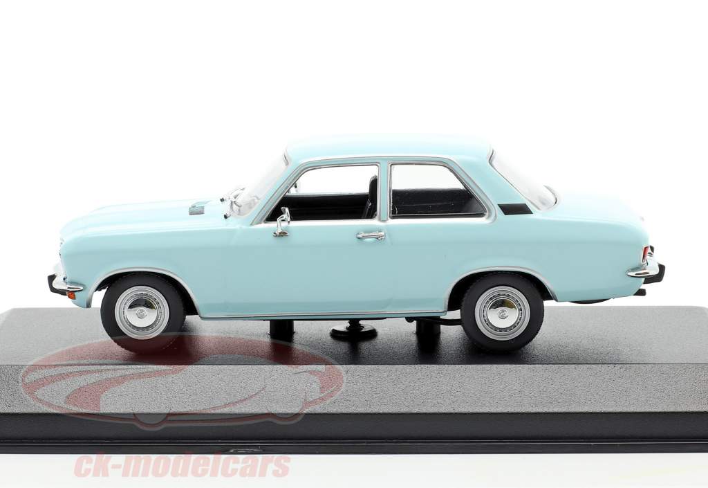Opel Ascona A Ano de construção 1970 luz azul 1:43 Minichamps