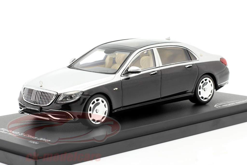 Mercedes-Maybach Classe S 2019 obsidian noir / iridium argent 1:43 Almost Real