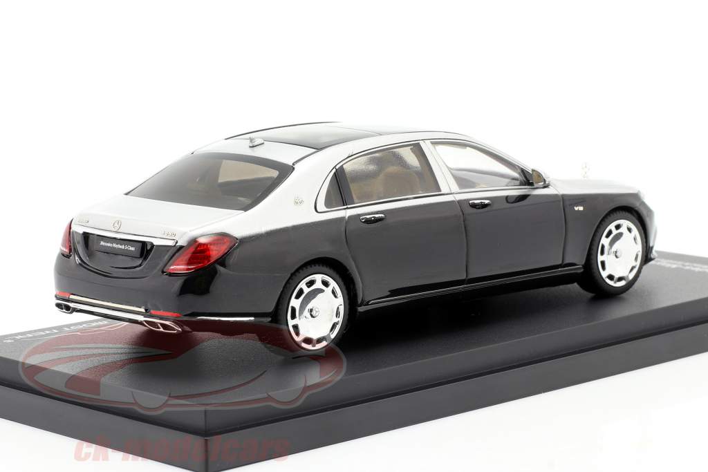 Mercedes-Maybach Classe S 2019 obsidian noir / iridium argent 1:43 Almost Real