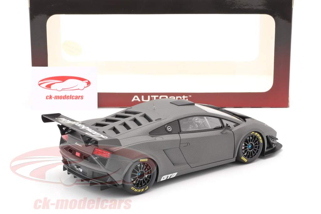 Lamborghini Gallardo GT3 FL2 Год постройки 2013 мат Серый 1:18 AUTOart