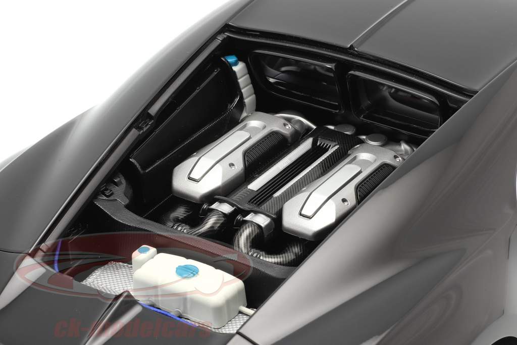 Bugatti Chiron Baujahr 2017 rot / schwarz 1:12 AUTOart