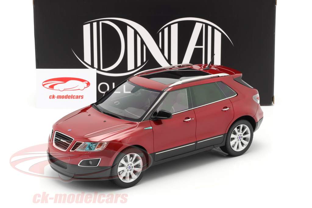 Saab 9-4X Année de construction 2011 rouge 1:18 DNA Collectibles