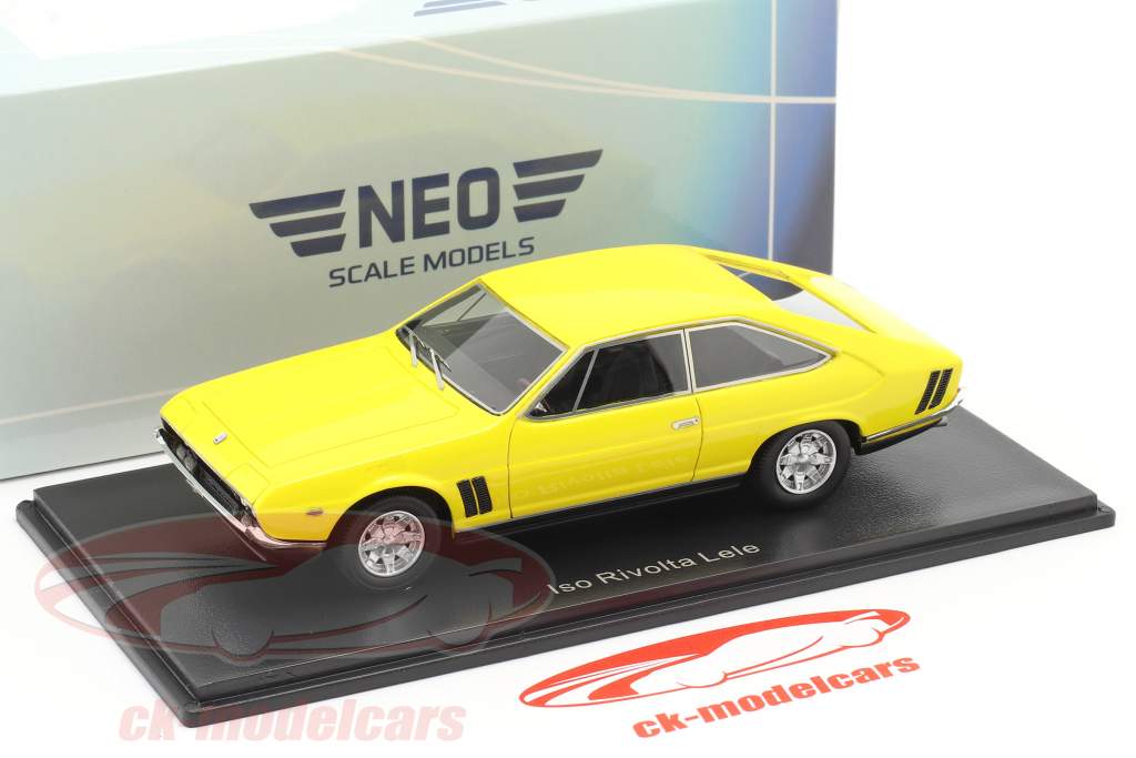 Iso Rivolta Lele Année de construction 1972 Jaune 1:43 Neo