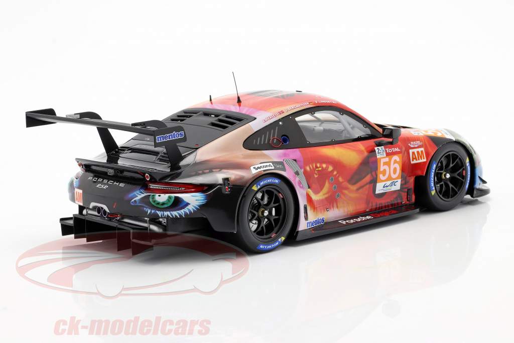 Porsche 911 RSR #56 Klassevinder LMGTE Am 24h LeMans 2019 Team Project 1 1:18 Spark