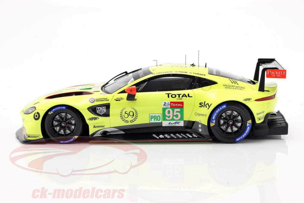 Aston Martin Vantage GTE #95 24h LeMans 2019 Thiim, Sörensen, Turner 1:18 Spark