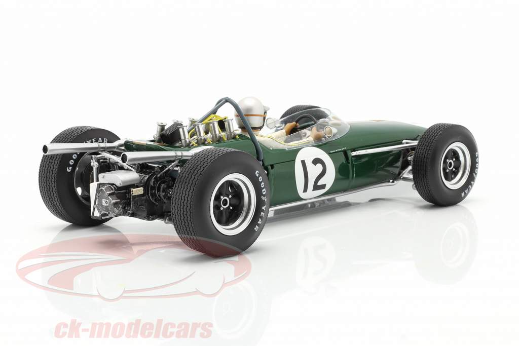 Jack Brabham Brabham BT19 #12 Weltmeister Frankreich GP Formel 1 1966 1:18 Spark