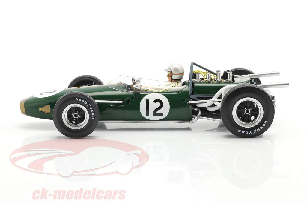 Jack Brabham Brabham BT19 #12 Weltmeister Frankreich GP Formel 1 1966 1:18 Spark