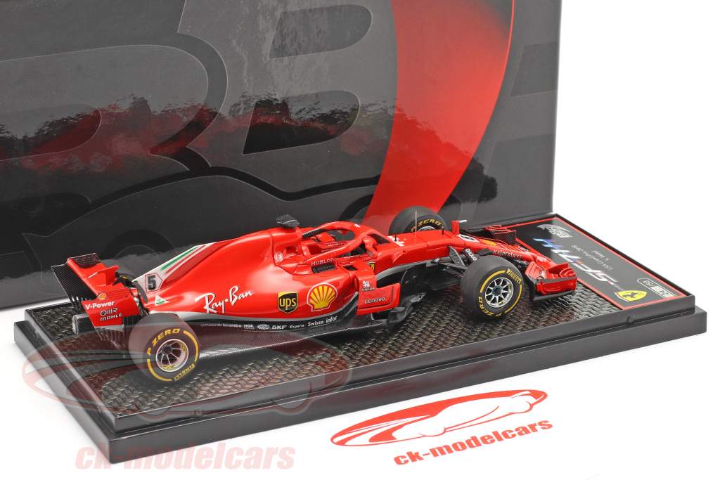 Sebastian Vettel Ferrari SF71H #5 stati Uniti GP formula 1 2018 1:43 BBR