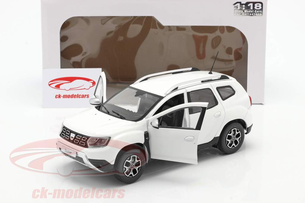Dacia Duster MK2 Année de construction 2018 Arctique blanc 1:18 Solido