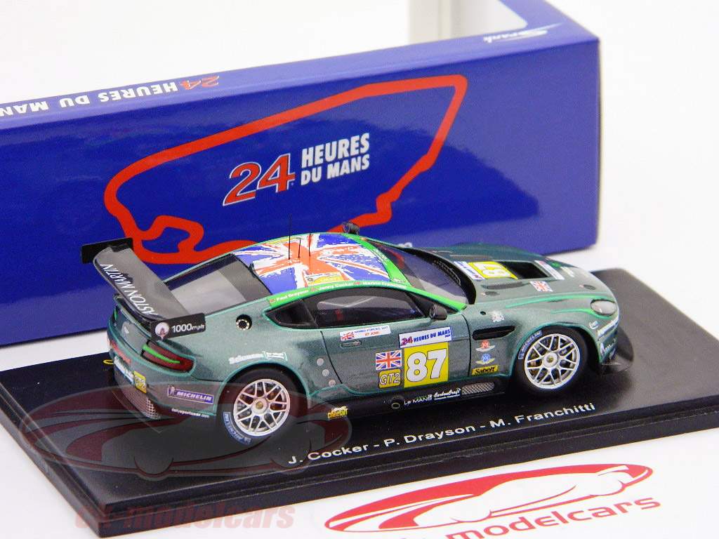Spark 1:43 Aston Martin #87 24h LeMans 2009 Cocker / Drayson