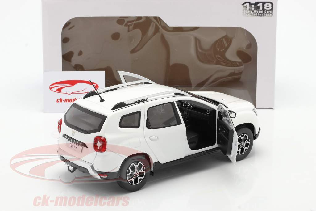 Dacia Duster MK2 Año de construcción 2018 Ártico Blanco 1:18 Solido
