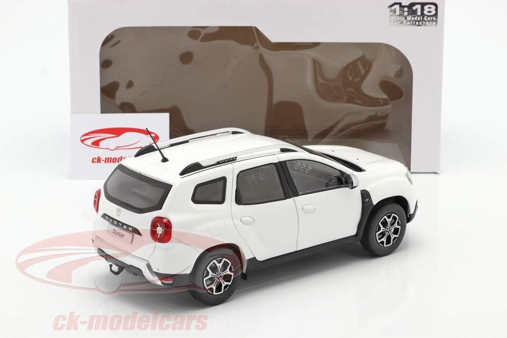 Dacia Duster MK2 建设年份 2018 北极 白色 1:18 Solido