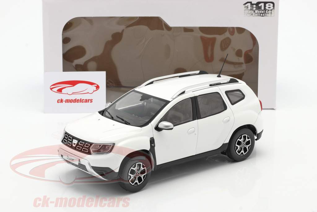 Dacia Duster MK2 建设年份 2018 北极 白色 1:18 Solido