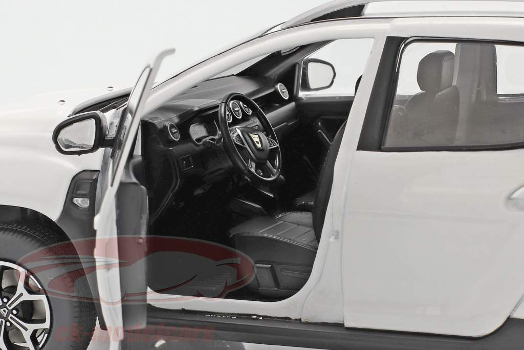 Dacia Duster MK2 Byggeår 2018 Arctic hvid 1:18 Solido