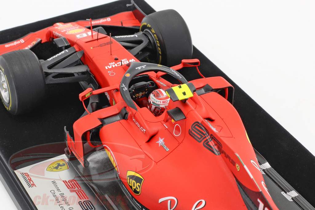 Charles Leclerc Ferrari SF90 #16 Gagnant Belgique GP formule 1 2019 1:18 LookSmart