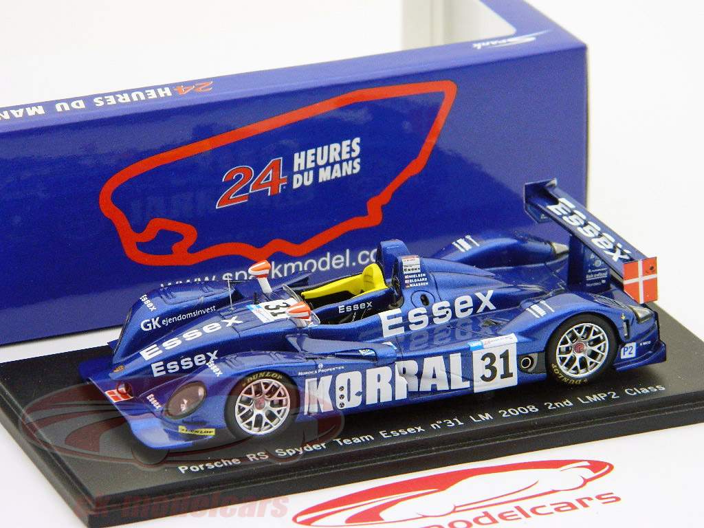 ミニカー Spark 1/43 PORSCHE RS Spyder Spark 1:43 Porsche RS Spyder Porsche model white group model