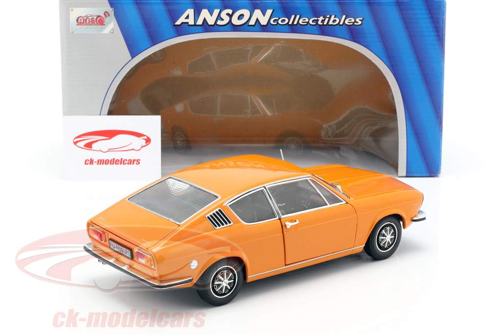 Audi 100 Coupe S 橙子 1:18 Anson