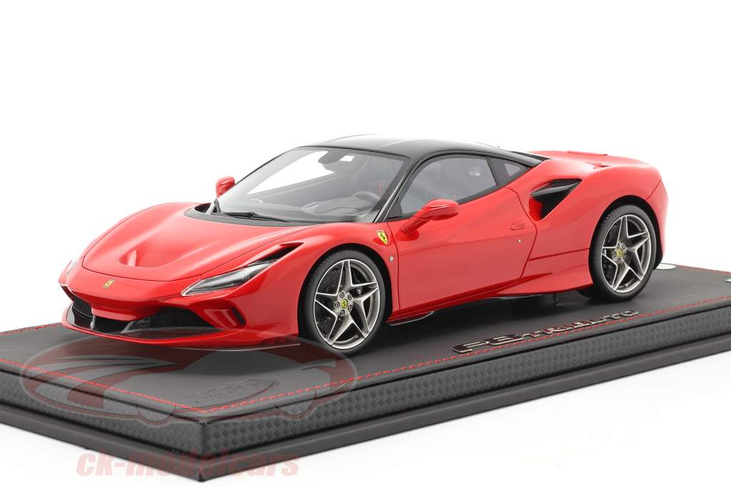 Ferrari F8 Tributo Año de construcción 2019 corsa rojo / negro 1:18 BBR