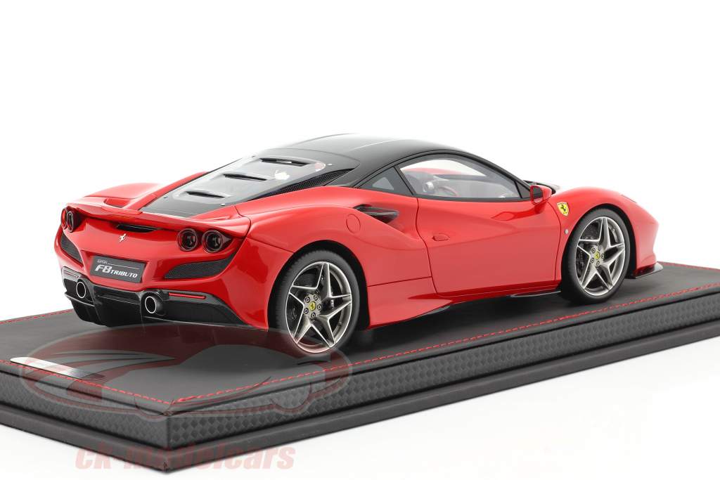 Ferrari F8 Tributo Año de construcción 2019 corsa rojo / negro 1:18 BBR