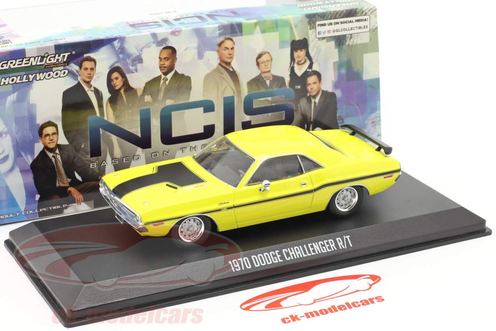 Dodge Challenger R/T 1970 séries télévisées NCIS (puisque 2004) Jaune 1:43 Greenlight