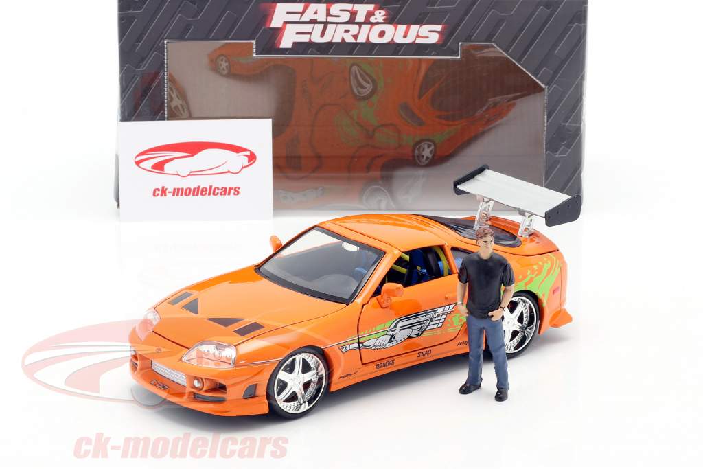 ミニカー JADA 1/18 BRIAN 1995 SUPRA Jadatoys 1:18 Brian's Toyota Supra 1995 Кино Fast & Furious