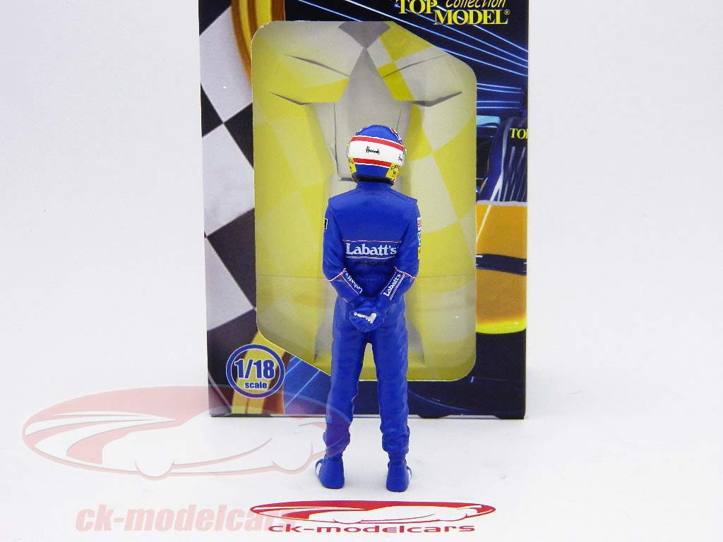 Nigel Mansell pilote chiffre champion de F1 en 1992 debout Ed.2 1:18 TopMo