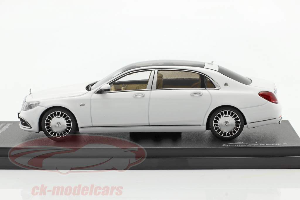 Mercedes-Maybach S class year 2019 diamond white 1:43 Almost Real