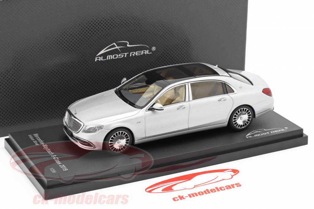 Mercedes-Maybach Sクラス 2019 iridium 銀 1:43 Almost Real