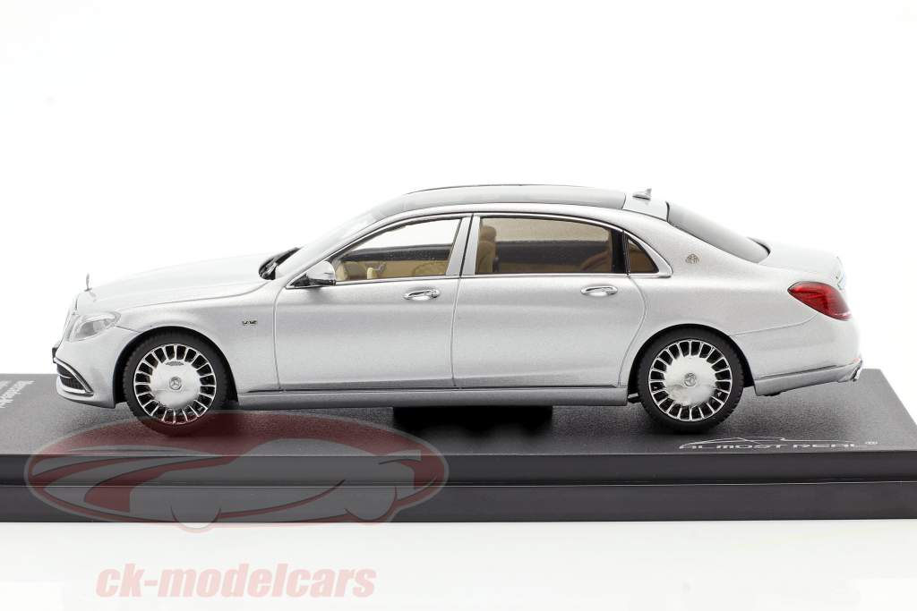 Mercedes-Maybach S class 2019 iridium silver 1:43 Almost Real