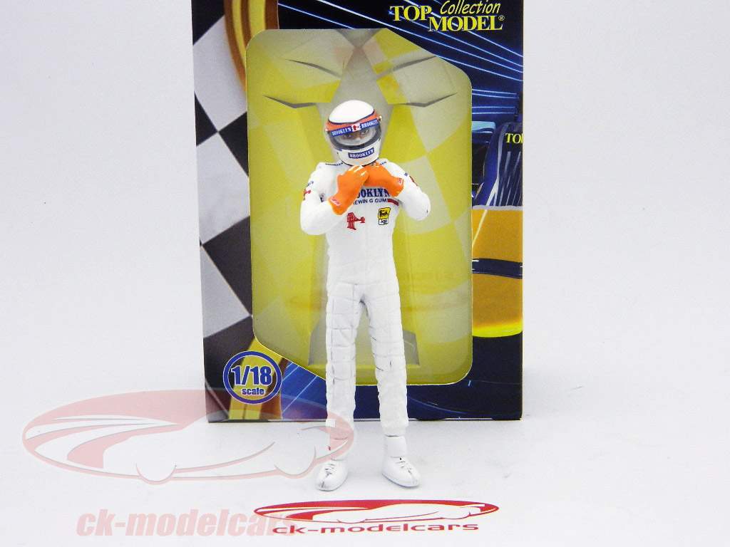 J.Scheckter driver figure formula 1 world champion 1979 ready to race 1:18 TopMo