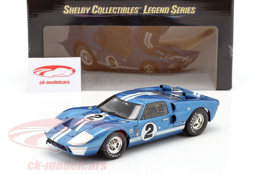 Ford GT40 MK II #2 12h Sebring 1966 Grant, Gurney 1:18 ShelbyCollectibles