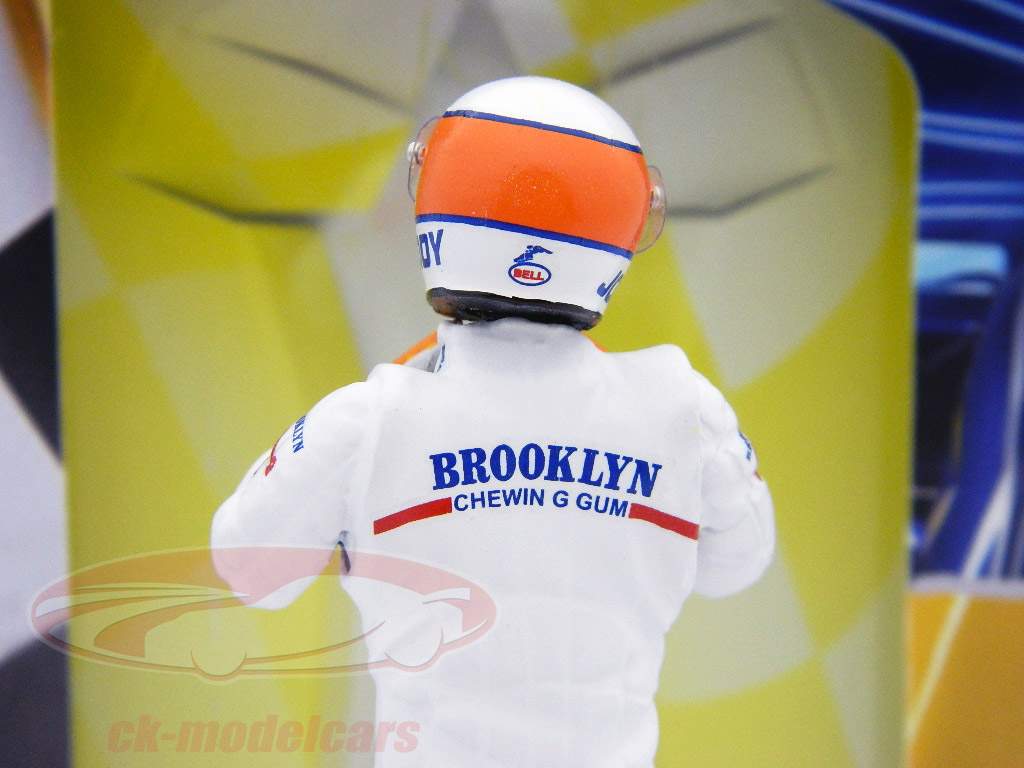 J.Scheckter driver figure formula 1 world champion 1979 ready to race 1:18 TopMo