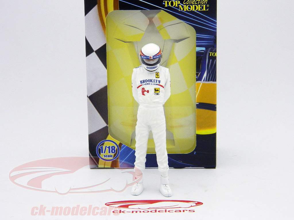 Jody Scheckter Fahrerfigur Formel 1 Weltmeister 1979 stehend Ed.2 1:18 TopMo