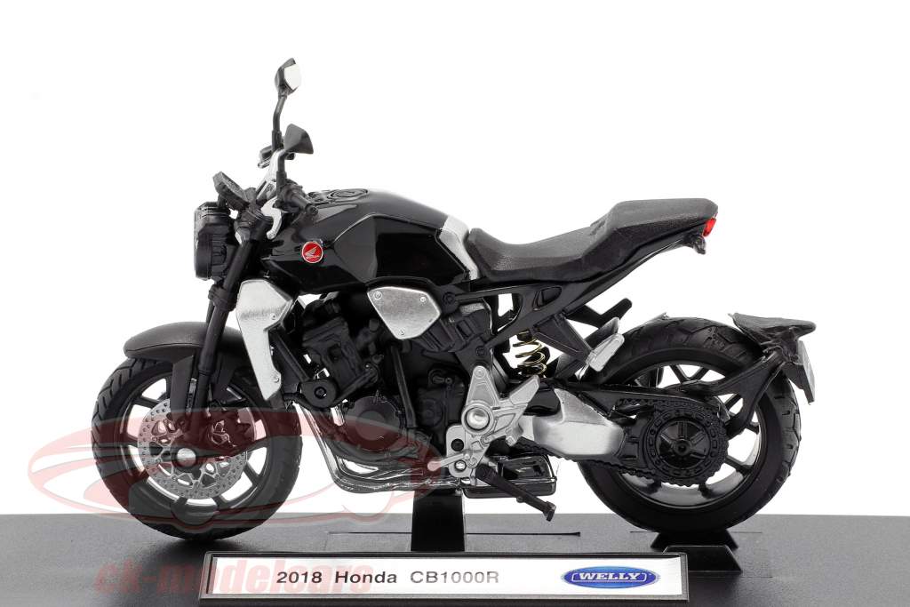 Honda CB 1000 R year 2018 black 1:18 Welly