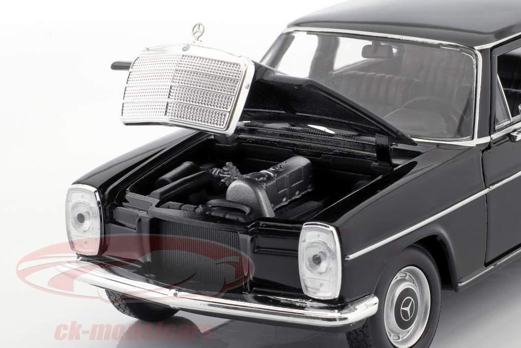 Mercedes-Benz 220/8 (W115) nero 1:24 Welly