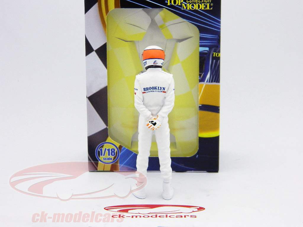 Jody Scheckter Fahrerfigur Formel 1 Weltmeister 1979 stehend Ed.2 1:18 TopMo