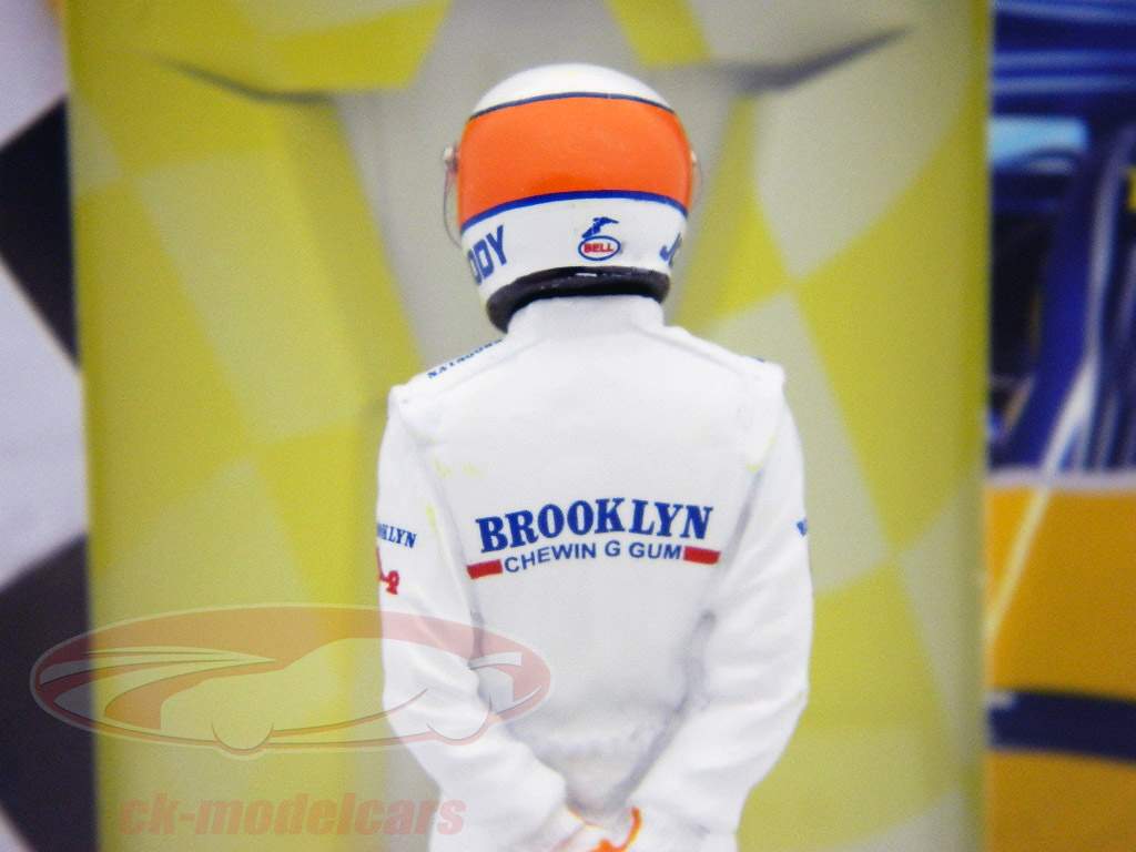 Jody Scheckter Fahrerfigur Formel 1 Weltmeister 1979 stehend Ed.2 1:18 TopMo