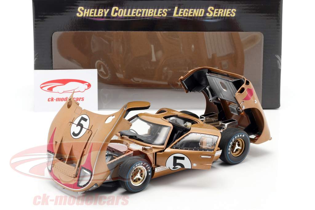 Ford GT40 MK II #5 3rd 24h LeMans 1966 Bucknum, Hutcherson 1:18 ShelbyCollectibles
