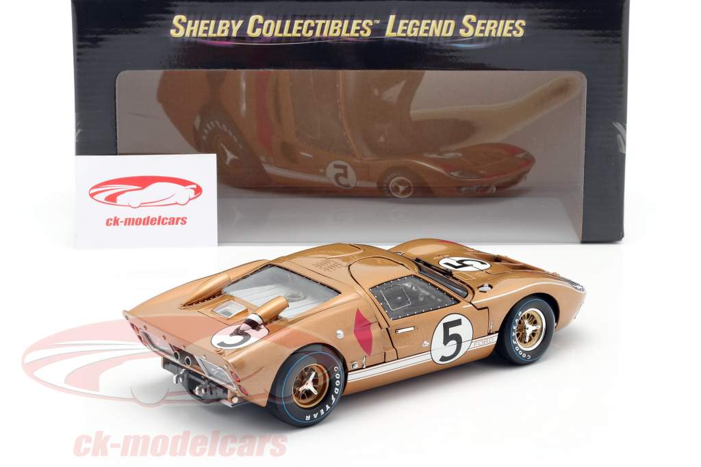Ford GT40 MK II #5 3rd 24h LeMans 1966 Bucknum, Hutcherson 1:18 ShelbyCollectibles