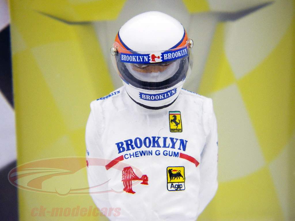Jody Scheckter Fahrerfigur Formel 1 Weltmeister 1979 stehend Ed.2 1:18 TopMo